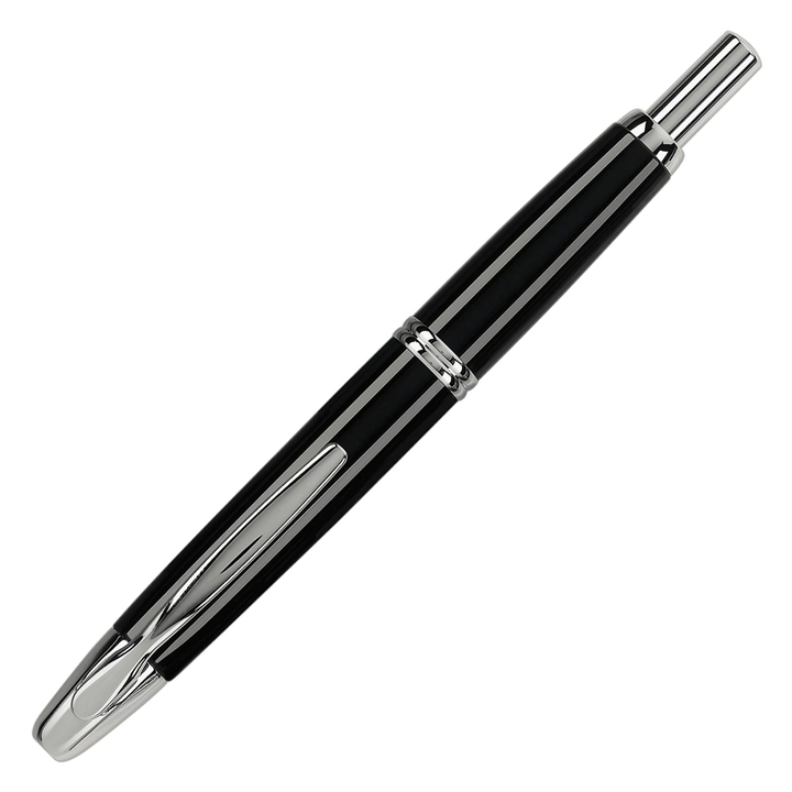 Pilot Vanishing Point Black / Rhodium Fountain Pen