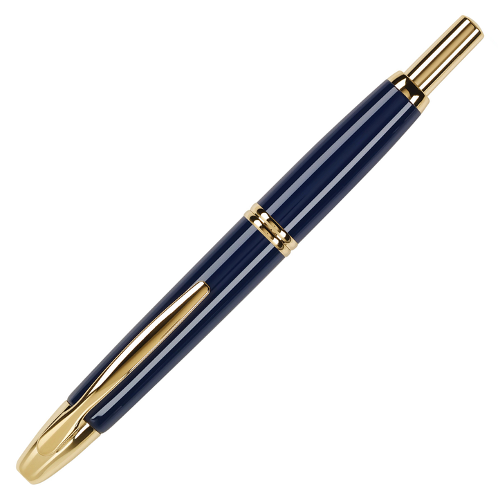 Pilot Vanishing Point Blue / Gold Fountain Pen