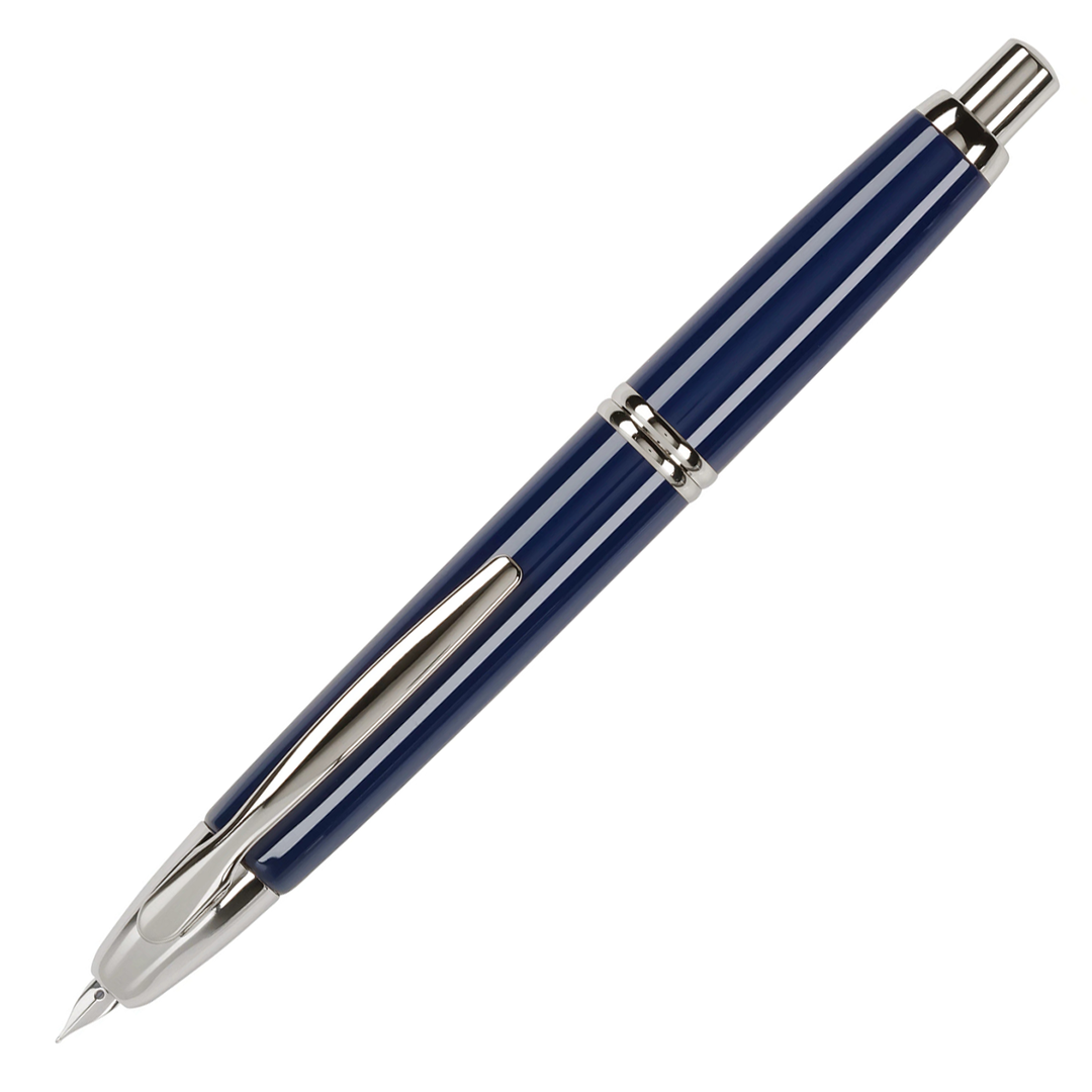Pilot Vanishing Point Blue / Rhodium Fountain Pen