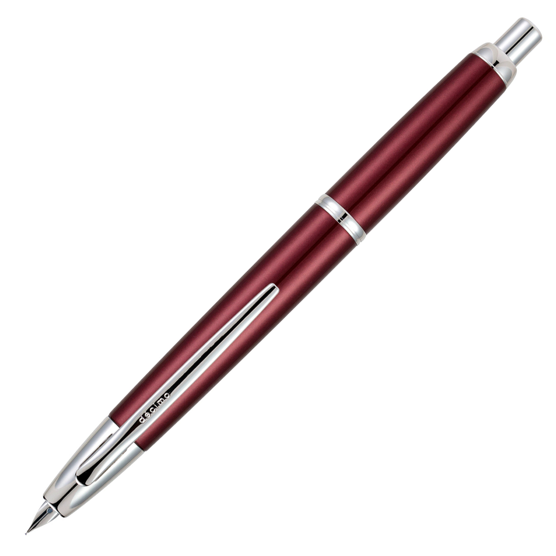 Pilot Vanishing Point Decimo Burgundy Fountain Pen