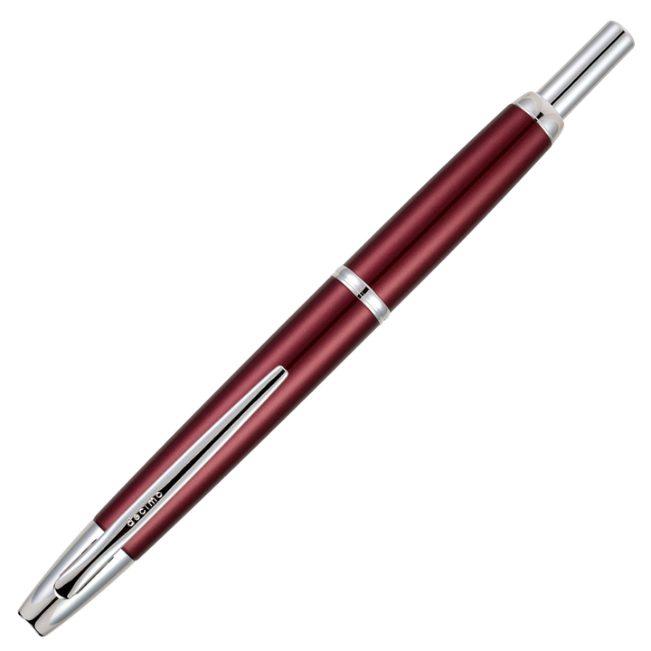 Pilot Vanishing Point Decimo Burgundy Fountain Pen