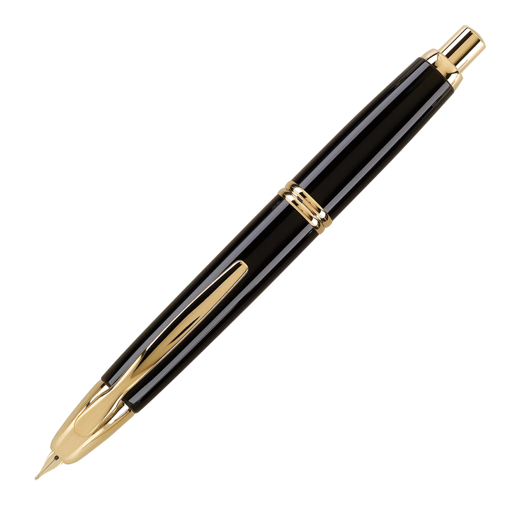 Pilot Vanishing Point Black / Gold Fountain Pen
