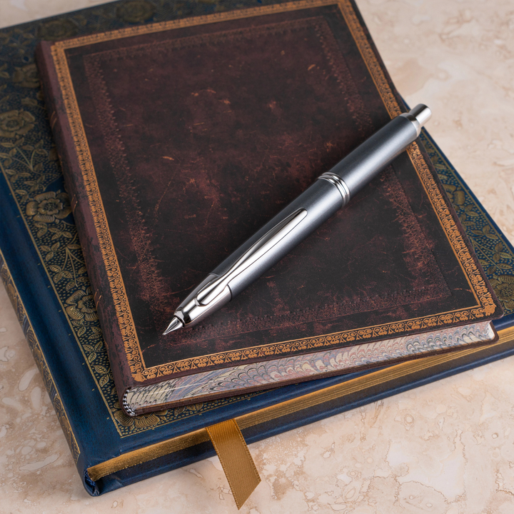 Pilot Vanishing Point Gun Metal Fountain Pen