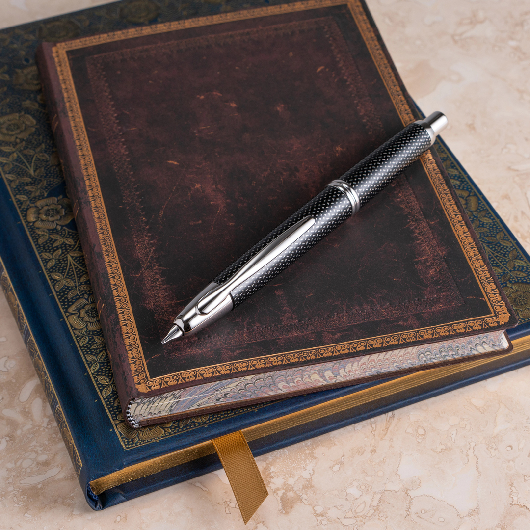 Pilot Vanishing Point Black Carbonesque Fountain Pen