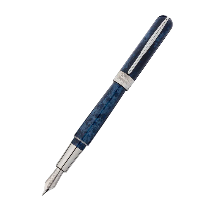 Pineider Avatar Pacific Blue Fountain Pen Steel Nib
