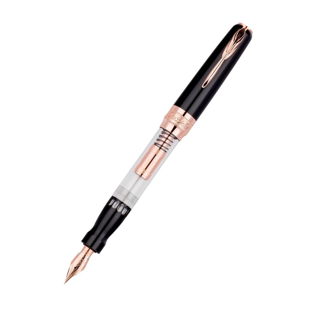 Pineider Mystery Filler Fountain Pen - Black Russian