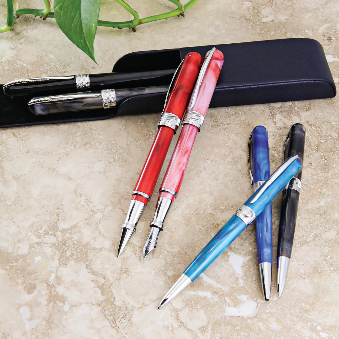 Pineider Avatar UR Rollerball Pen - Neptune Blue