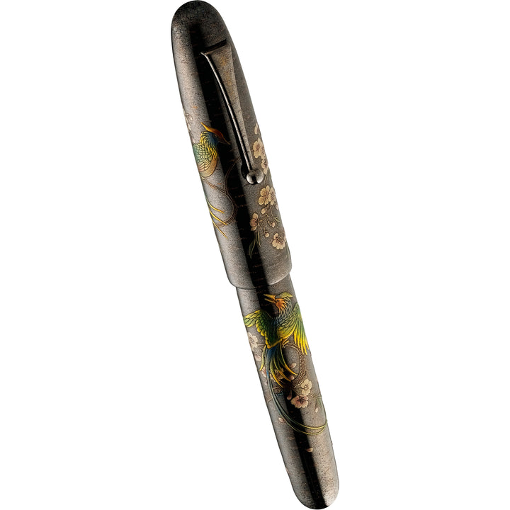 Namiki Rakucho Birds and Weeping Cherry Blossom
