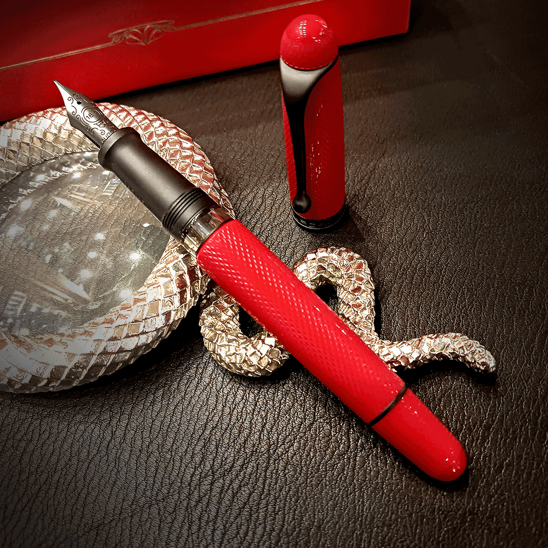 Aurora 88 LE Fountain Pen - Red Mamba