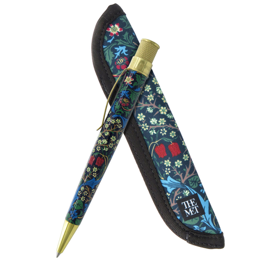 Retro 51 - The Met - William Morris' "Blackthorn" Rickshaw Pen Sleeve