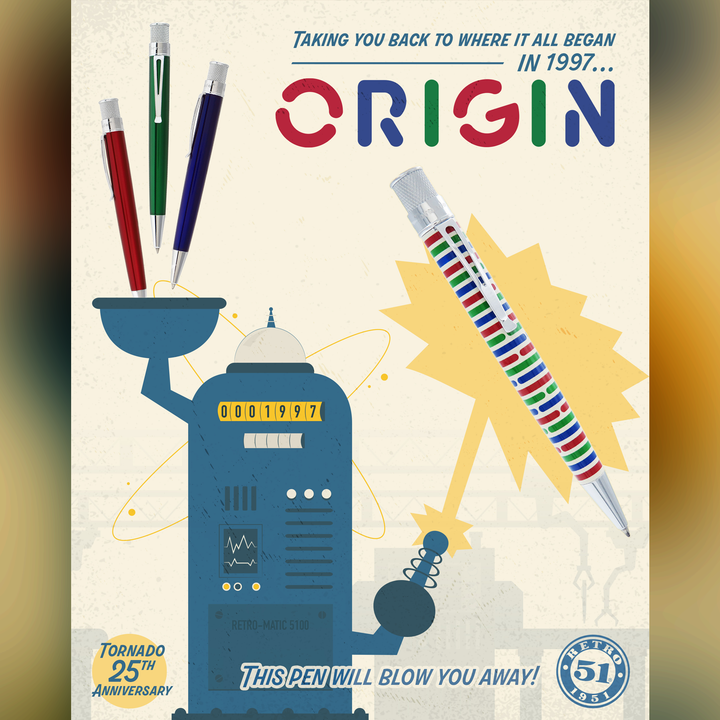Retro 51 Tornado 25th Anniversary "Origin" Rollerball