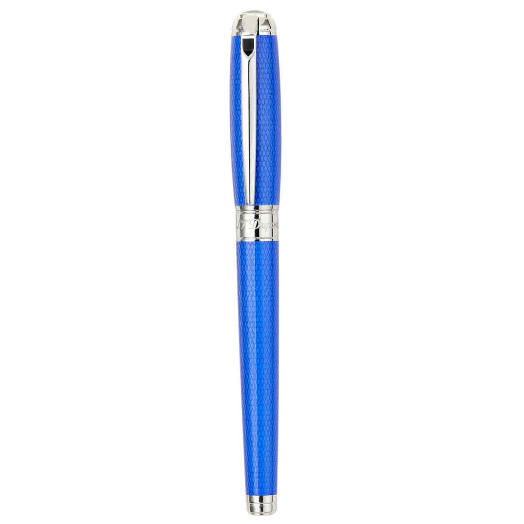 S.T. Dupont Diamond Guilloche Rollerball - Sapphire