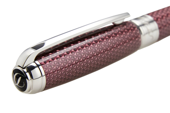 S.T. Dupont Line D Firehead Guilloche Rollerball - Amethyst