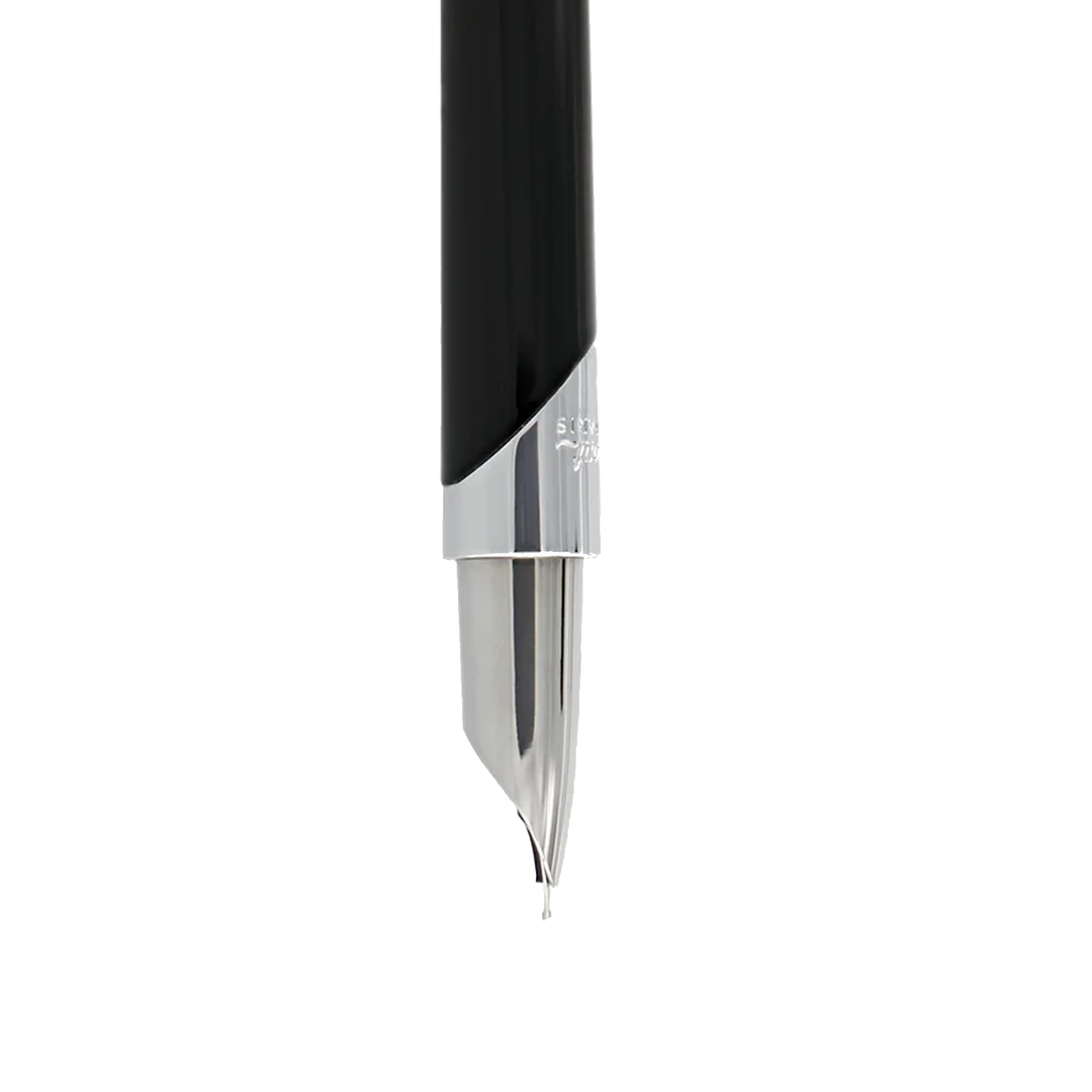S.T. Dupont Défi Millenium Fountain Pen - Silver & Black