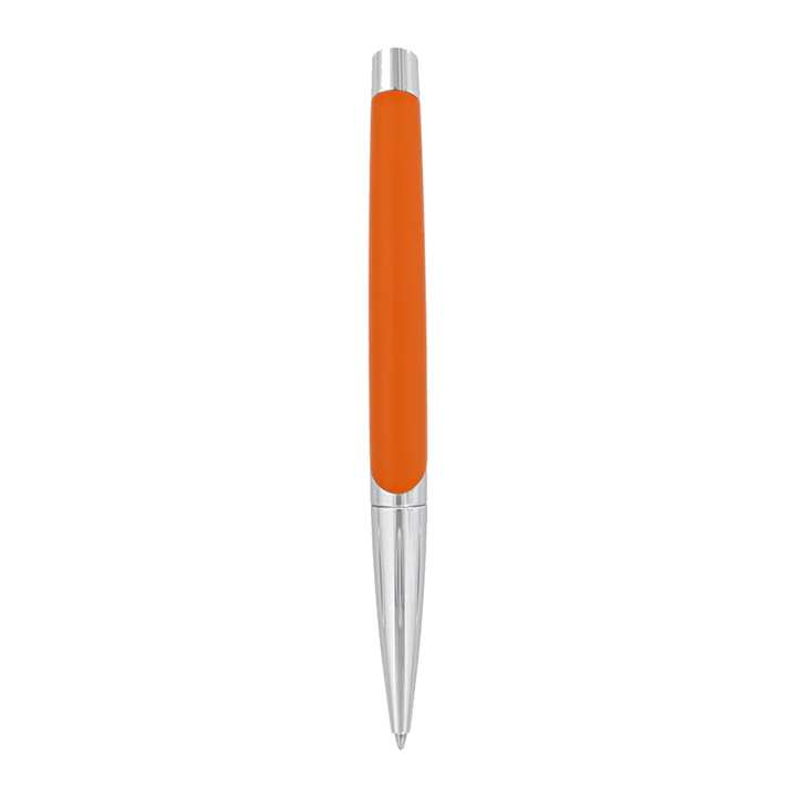 S.T. Dupont Défi Millenium Ballpoint Pen - Silver & Matte Orange