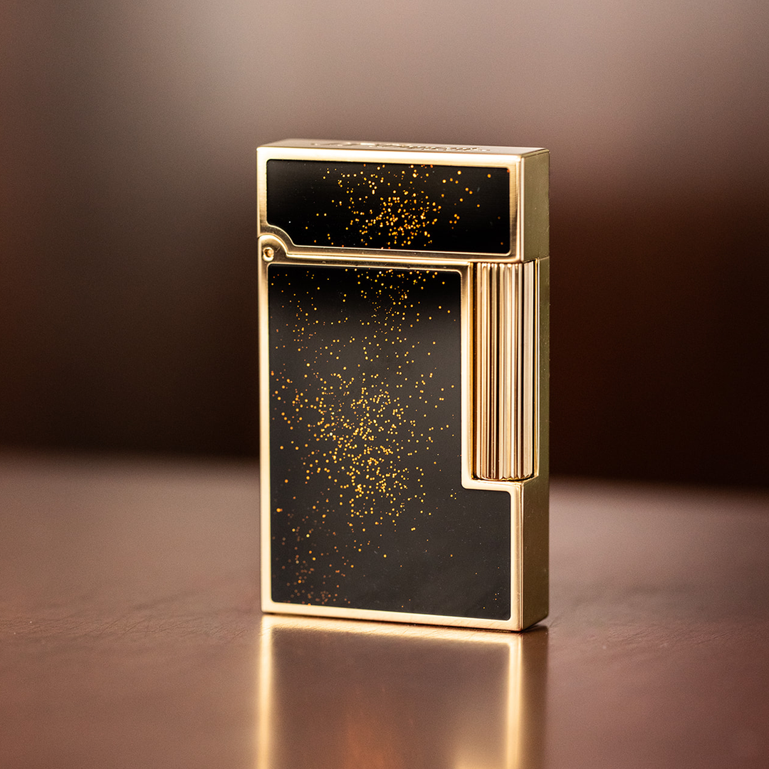 S.T. Dupont Line 2 Gold Dust Lighter