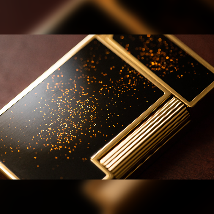 S.T. Dupont Line 2 Gold Dust Lighter