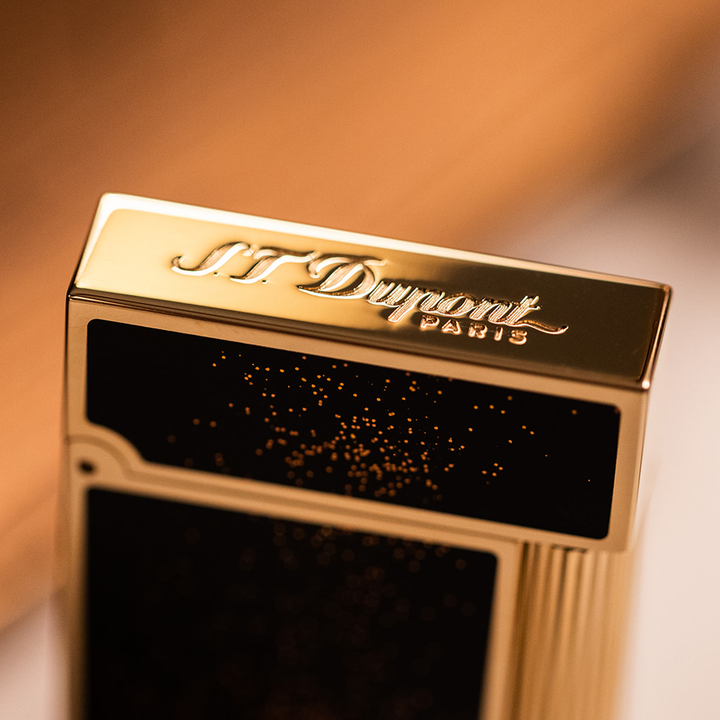 S.T. Dupont Line 2 Gold Dust Lighter