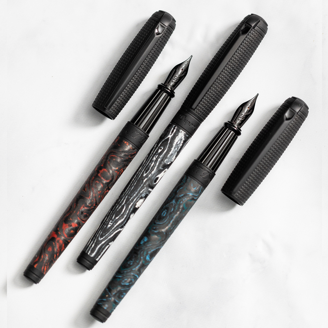 S.T. Dupont Line D Large Carbon - Fountain Pen