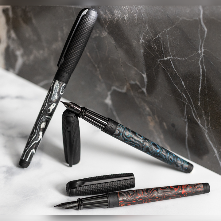 S.T. Dupont Line D Large Carbon - Fountain Pen