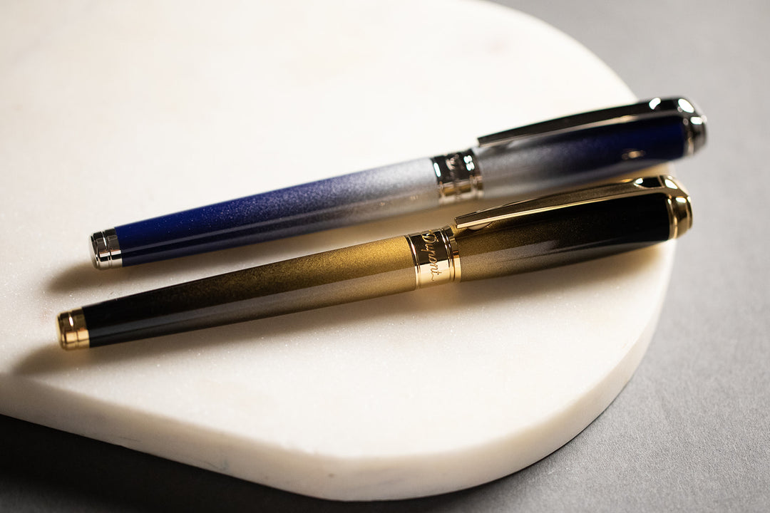 S.T. Dupont Line D Starburst Rollerball - Blue