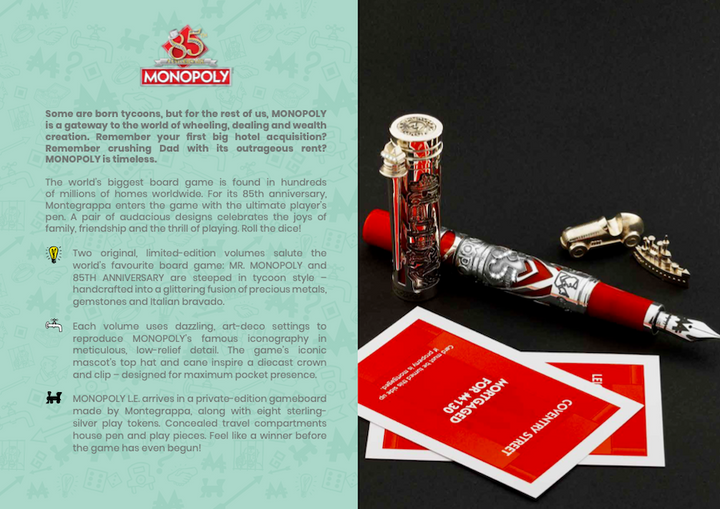 Montegrappa Monopoly L.E. 85th Anniversary Gold - Fountain Pen