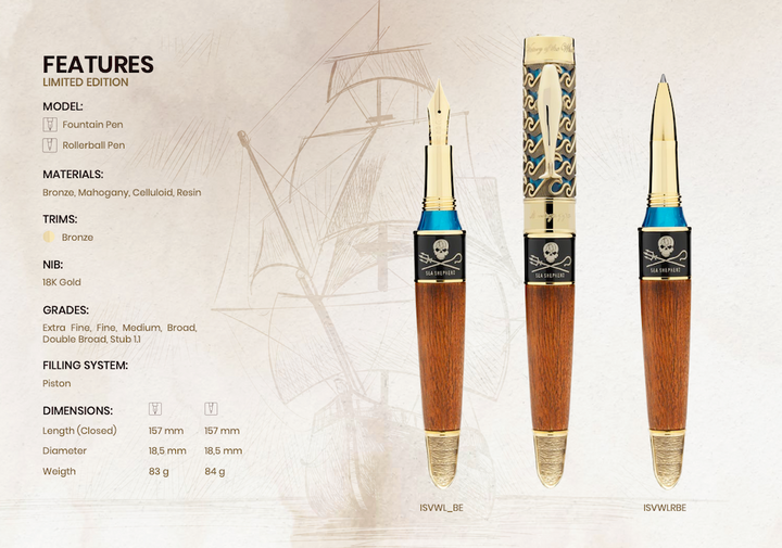 Montegrappa Sea Shepherd Victory of the Whale - Fountain Pen