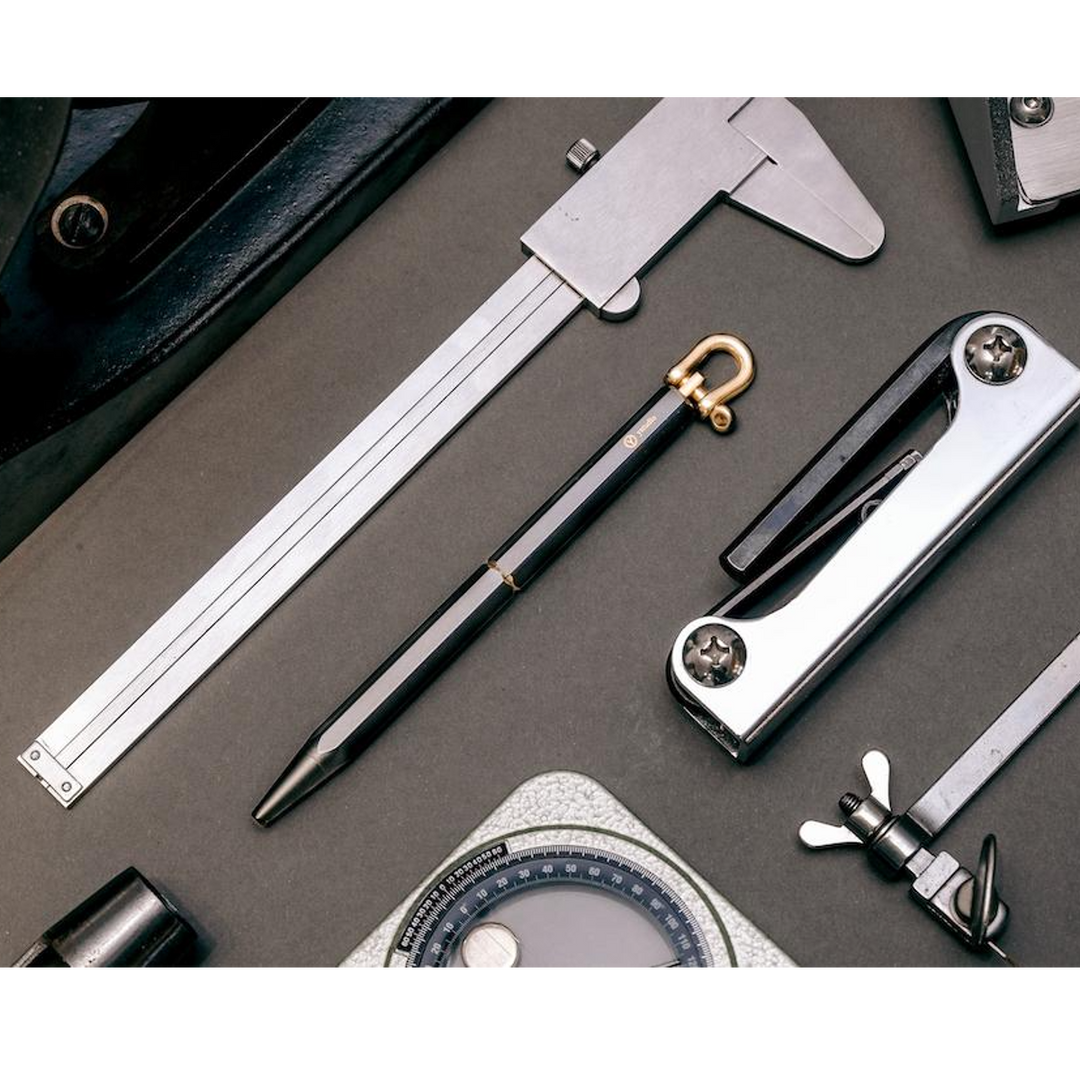 yStudio Brassing Portable Ballpoint Pen