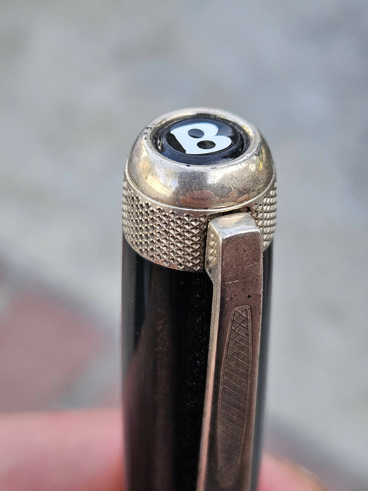 Tibaldi Bentley Mulsanne Dark Stained Vavona Silver Rollerball Pen