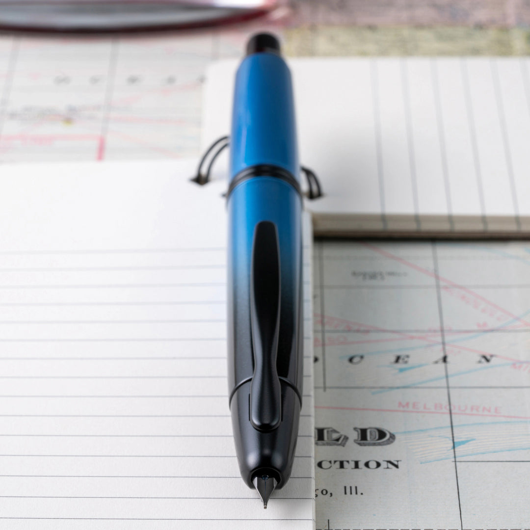 Pilot Vanishing Point Fountain Pen - Black Ice (2021 Limited Edition)
