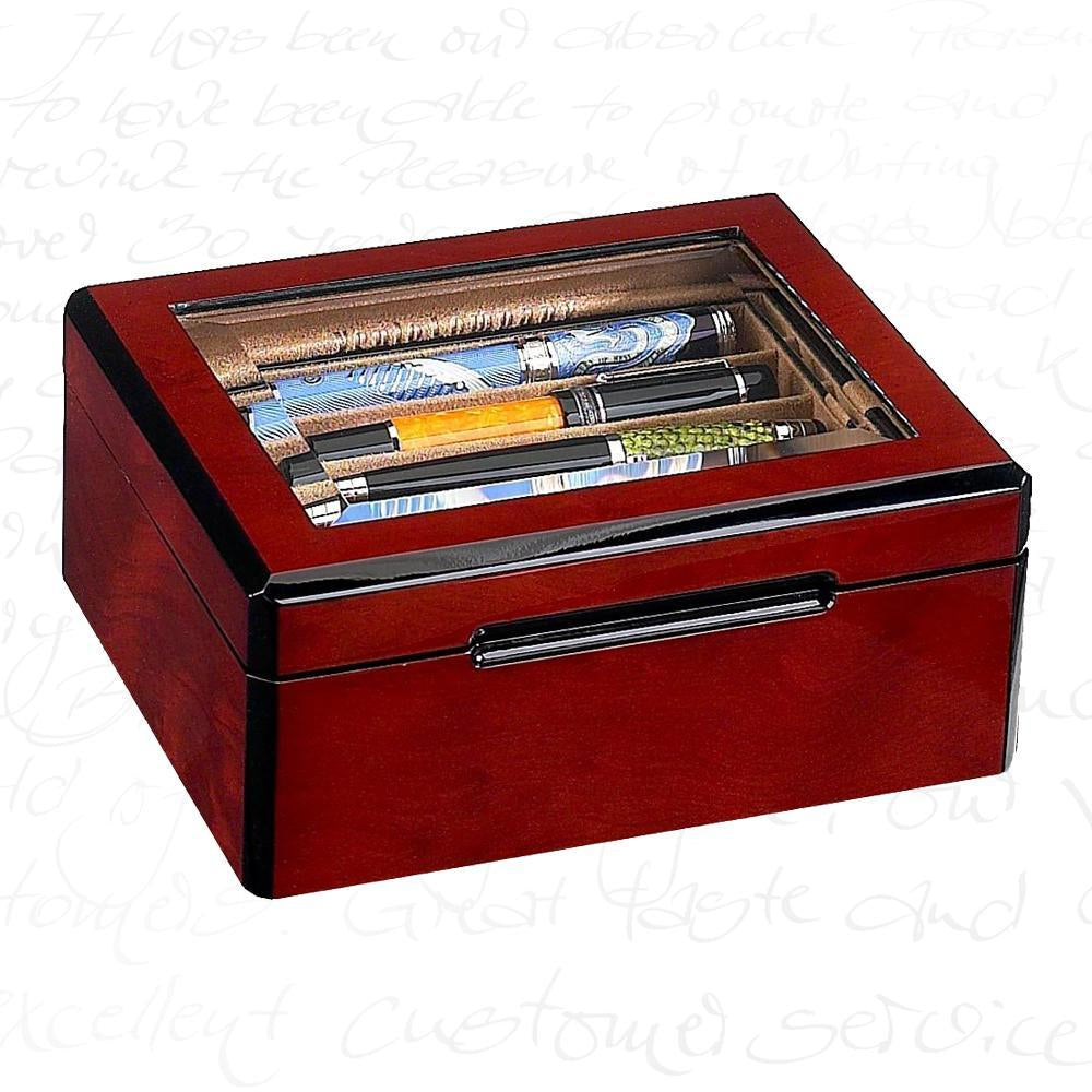 Venlo Triple Burlwood 10 Pen Case