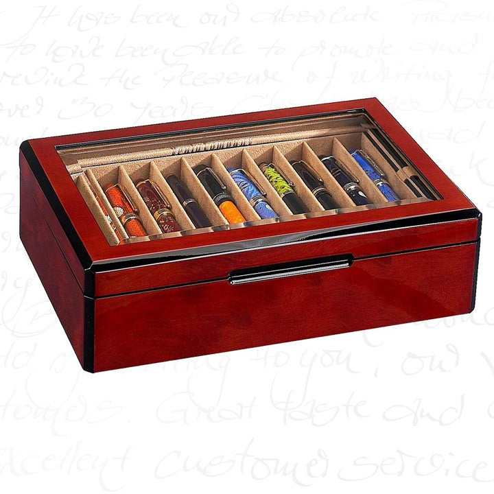 Venlo Triple Burlwood 20 Pen Case