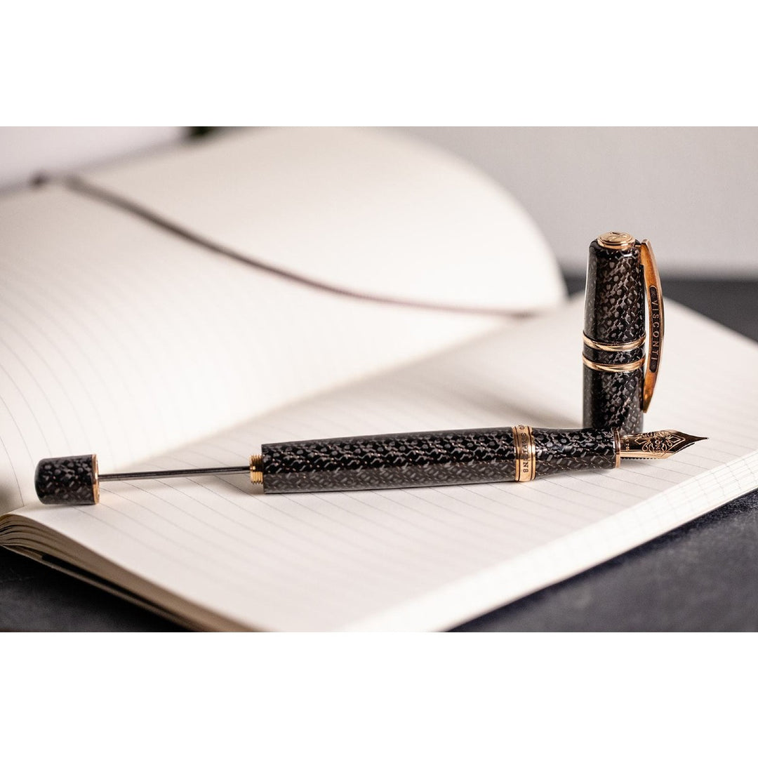 Visconti Homo Sapiens Ember Fountain Pen
