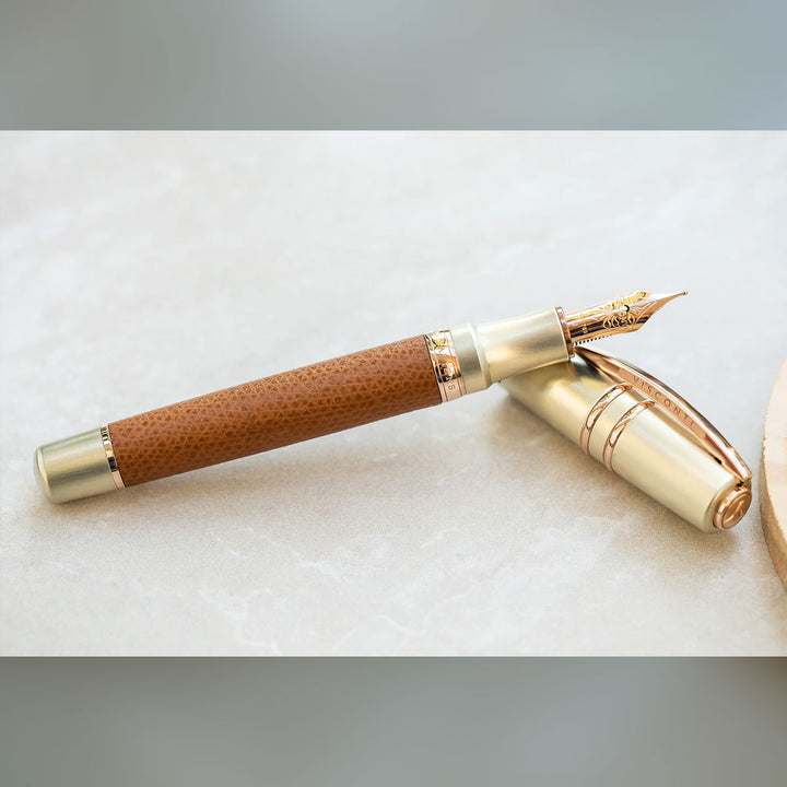 Visconti Homo Sapiens Dual Touch Cognac - Fountain Pen