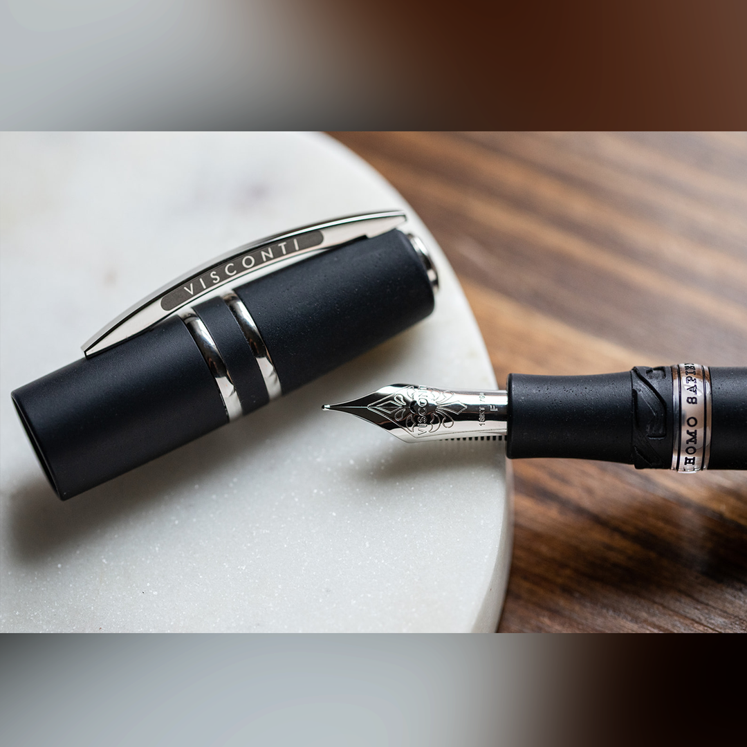 Visconti Homo Sapiens Steel Age Skylight - Fountain Pen