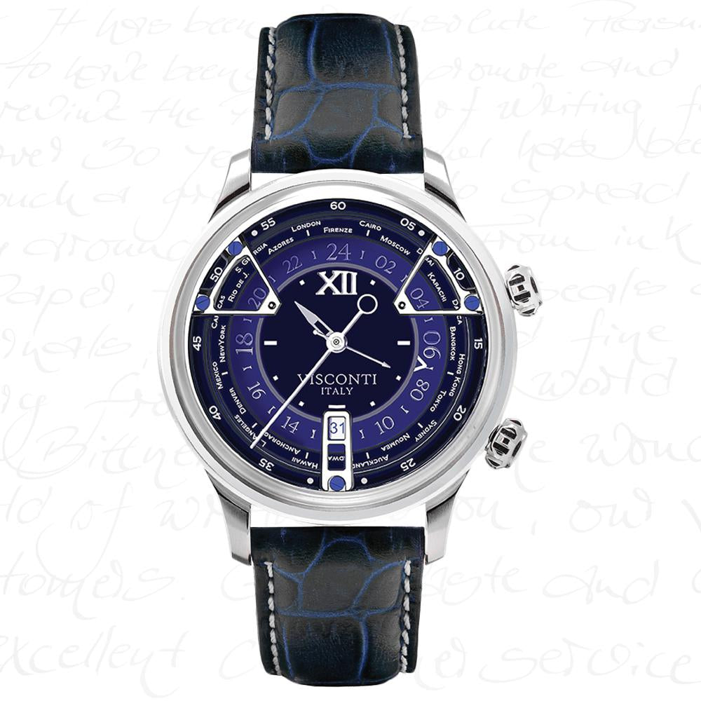 Visconti Time Only Opera Blue Watch