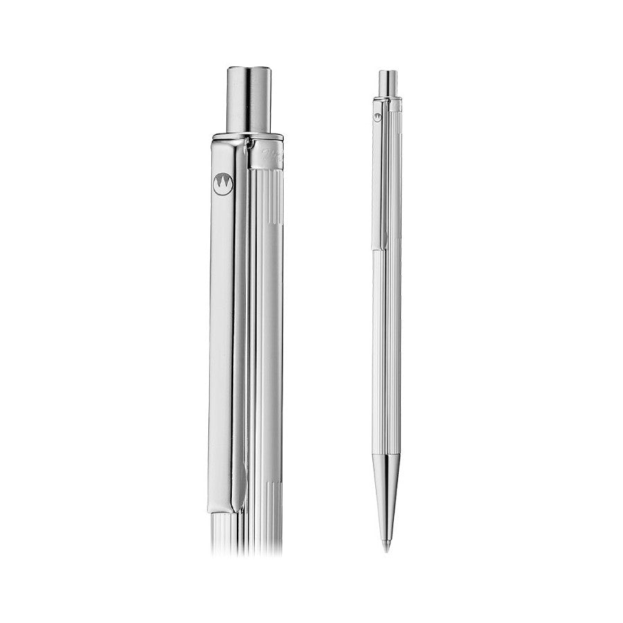 Waldmann Eco Ballpoint Pen - Silver Lines
