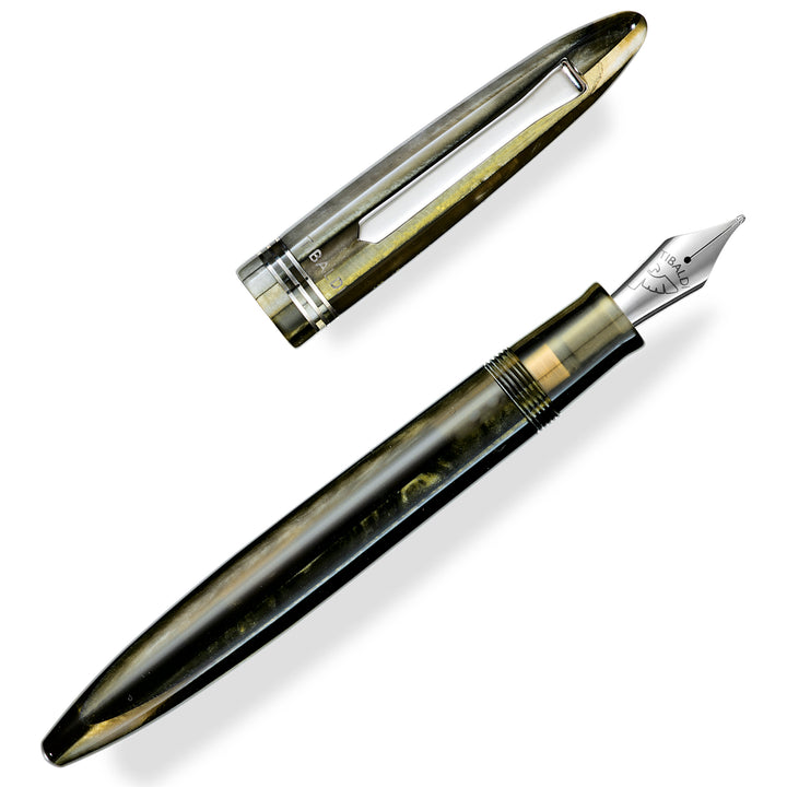 Tibaldi Bononia Fountain Pen - Martini Olive