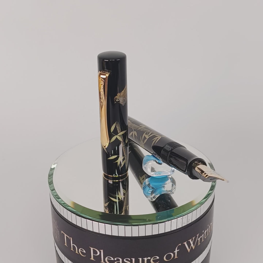 Namiki Chinkin Bamboo and Sparrow