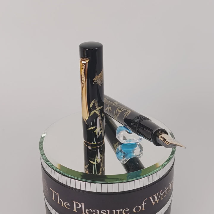 Namiki Chinkin Bamboo and Sparrow