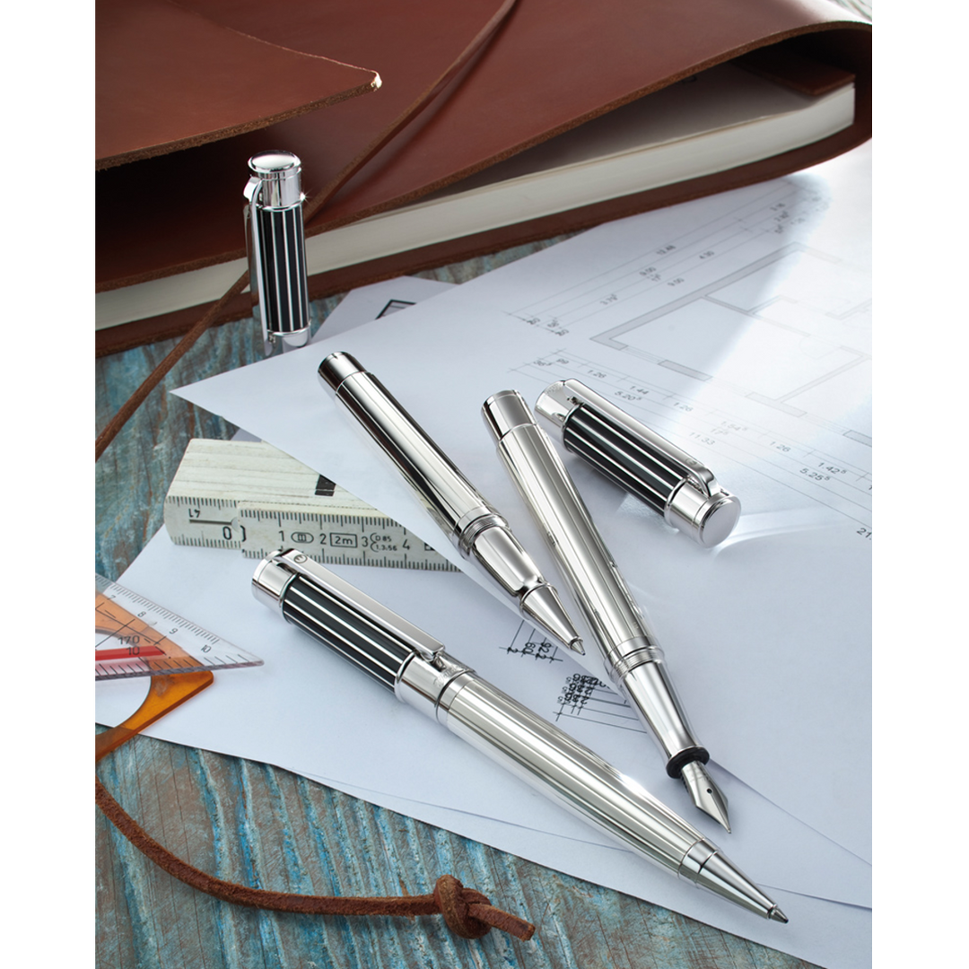 Waldmann Commander Fountain Pen - Steel M