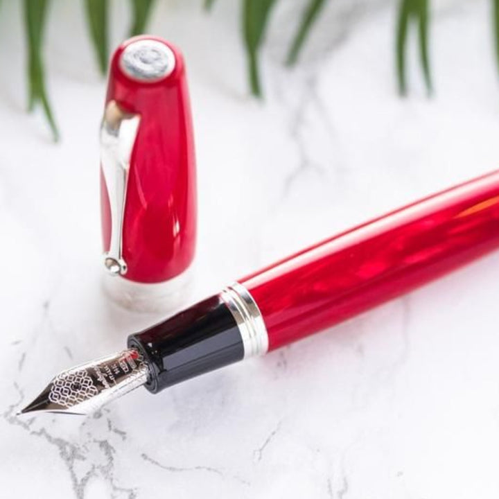 Montegrappa Miya 450 Fountain Pen - Red