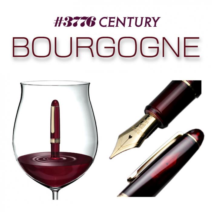 Platinum #3776 Century Fountain Pen - Bourgogne w/ Gold Trim