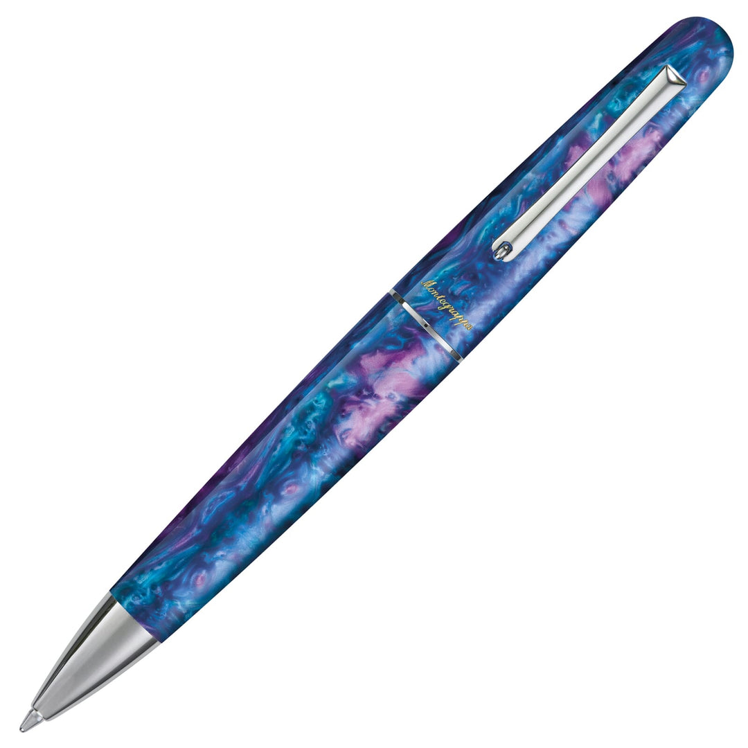 Montegrappa Elmo 01 Ballpoint Pen - Blue Cross Gentian