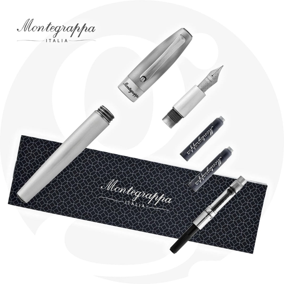 Montegrappa Fortuna Fountain Pen - Silver Mule