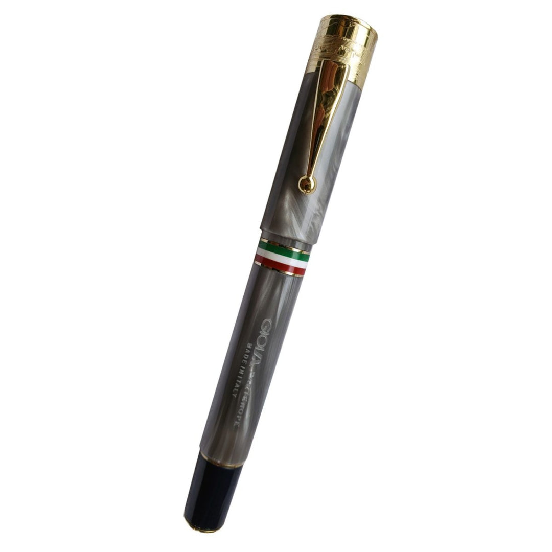 Gioia Partenope Fountain Pen - Madreperla Grey Pearl