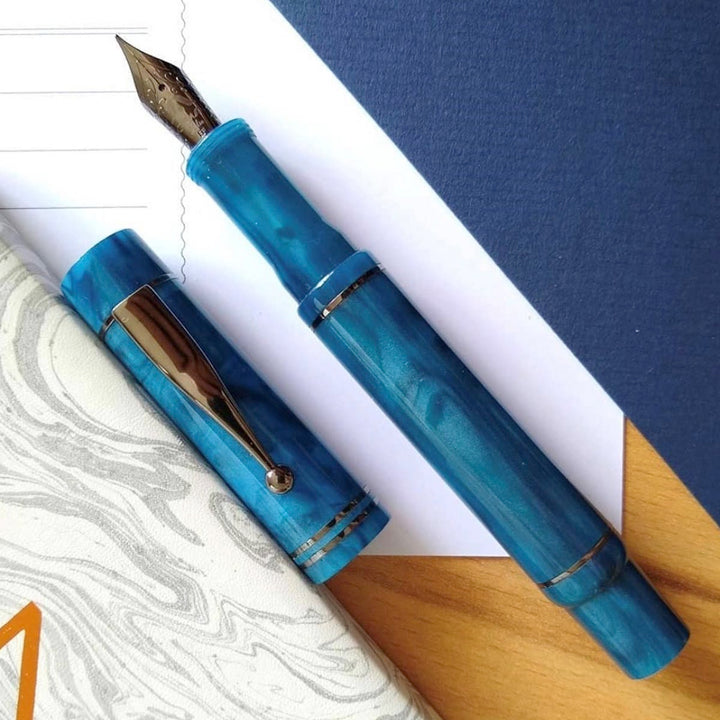 Gioia Alleria Grotta Azzurra Fountain Pen - Ocean Blue