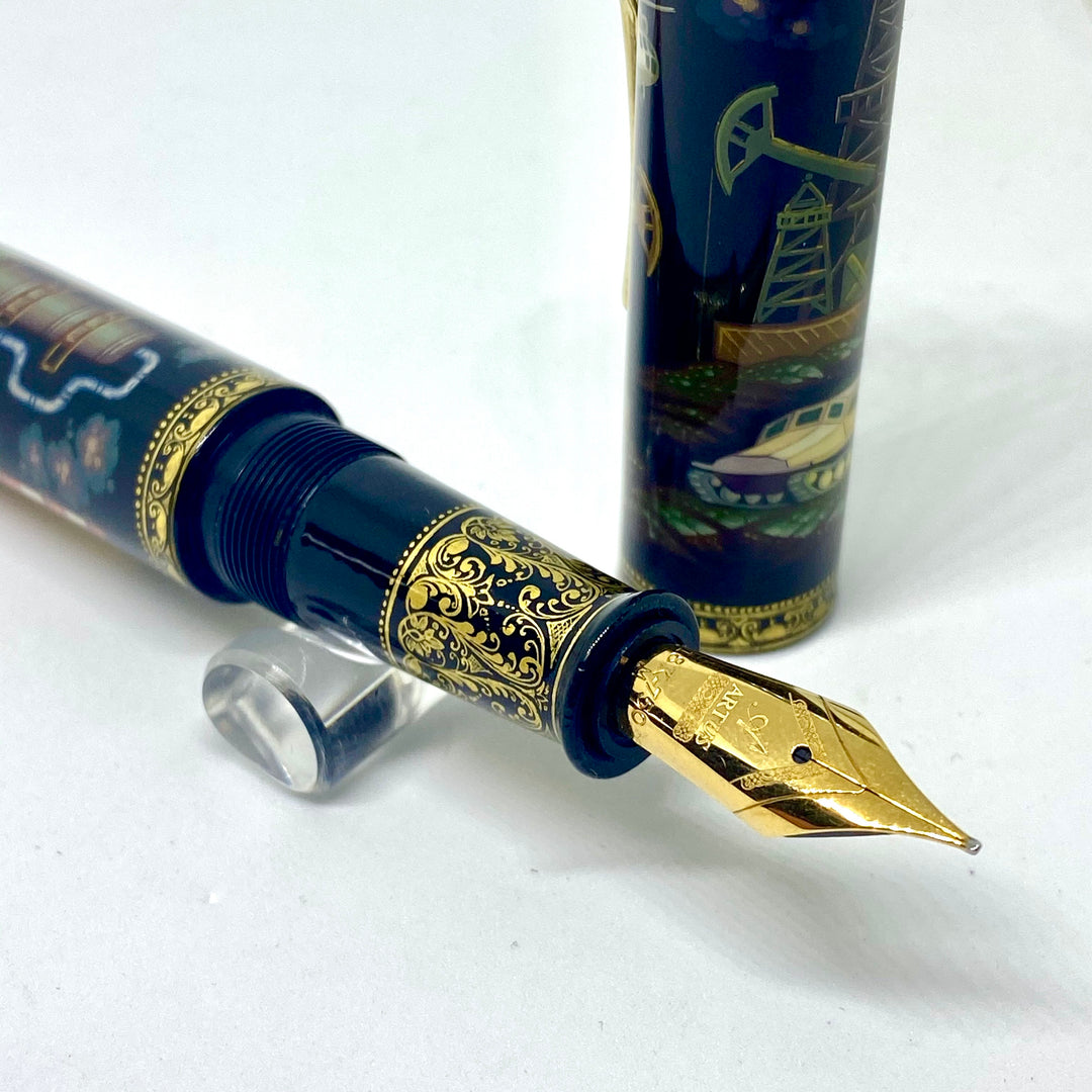Artus Pumping and Processing of The Oil Fountain Pen