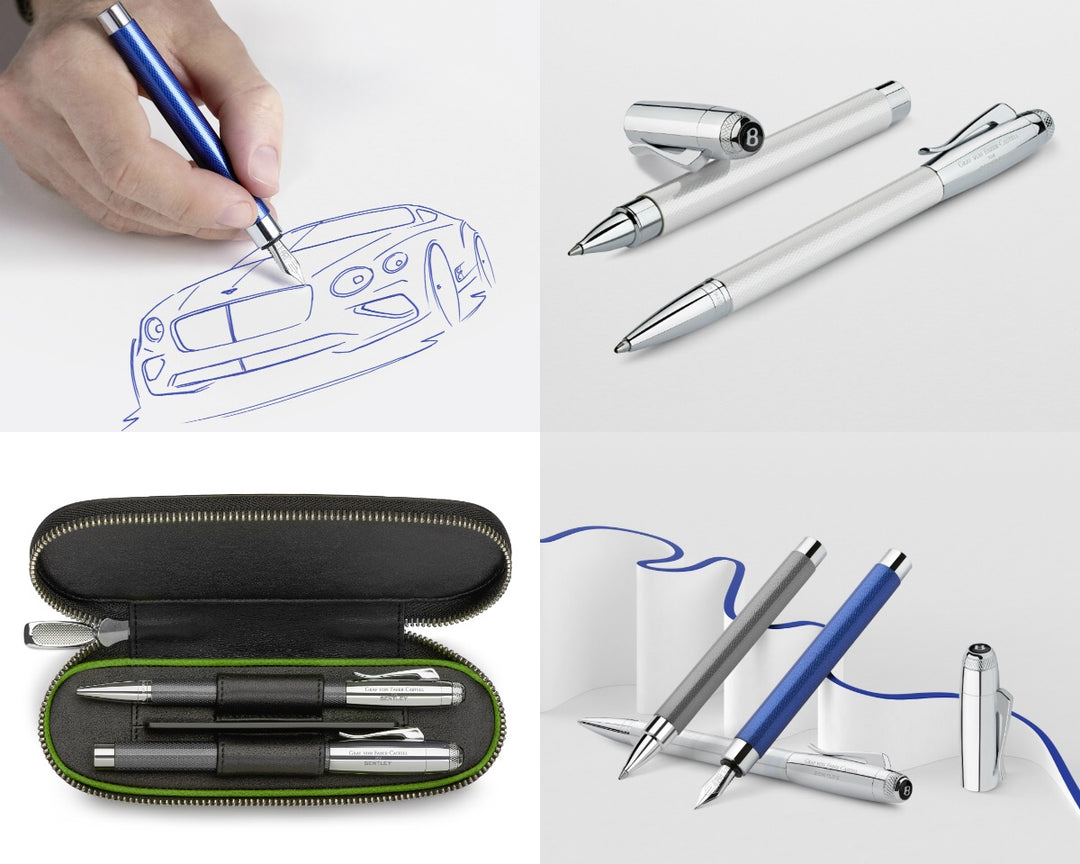 Graf von Faber-Castell Bentley Rollerball in White Satin