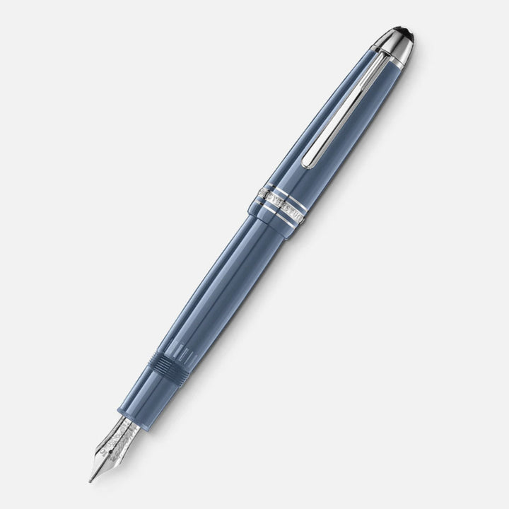 Montblanc Meisterstück Glacier LeGrand Blue Fountain Pen